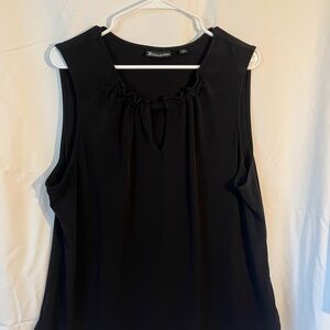 New York & Company Elegant Black Sleeveless Top